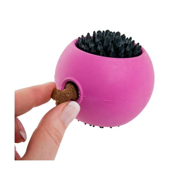 KARLIE BOOMER VOLLGUMMI-SNACKBALL - PINK/SCHWARZ