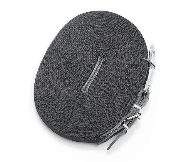 KARLIE ASP HETZ- & SCHLEPPLEINE - SCHWARZ, 20 MM, 10M